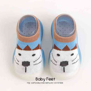 Open image in slideshow, Animal Sock Shoes - Blue Otter
