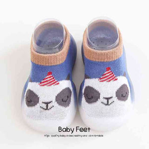 Open image in slideshow, Animal Sock Shoes - Blue Panda
