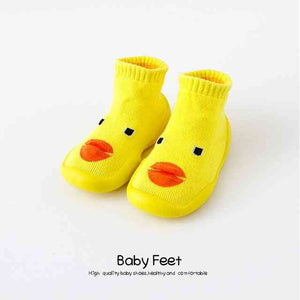 Open image in slideshow, Premium Baby Sock Shoes - Yellow Duck
