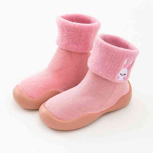 Open image in slideshow, Baby Animal Sock Shoes - Rabbit
