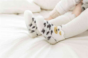 Spring Baby Sock Shoes - Cow