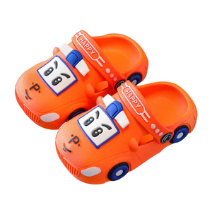 Open image in slideshow, Baby Grookz Shoes - Orange Car
