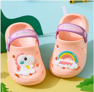 Baby Grookz Shoes - Pink Dinosaur