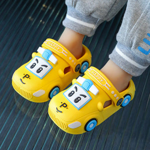 Baby Grookz Shoes - Yellow Car