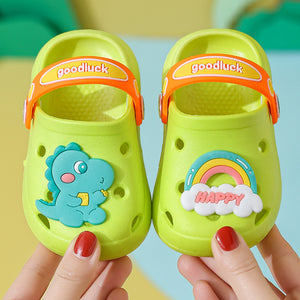 Open image in slideshow, Baby Grookz Shoes - Green Dinosaur
