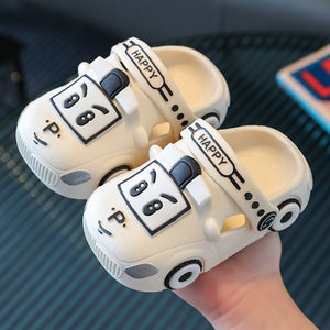 Baby Grookz Shoes - White Car