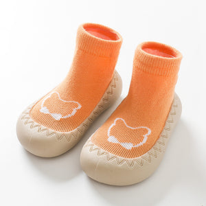 Open image in slideshow, Baby Orange Bear Shoe Socks
