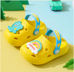 Baby Grookz Shoes - Yellow Dinosaur