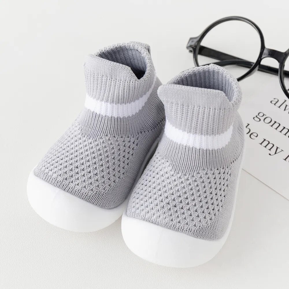 Soft Sole baby shoes Grey XO