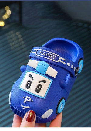 Baby Grookz Shoes - Blue Car