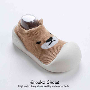 Animal Sock Shoes - Brown Little Bear