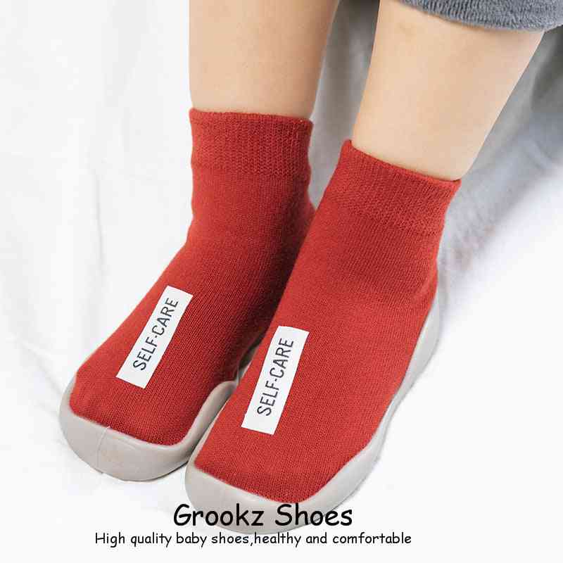 Premium Baby Sock Shoes - Red
