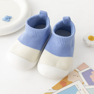 Open image in slideshow, Spring Baby Sock Shoes - Blue
