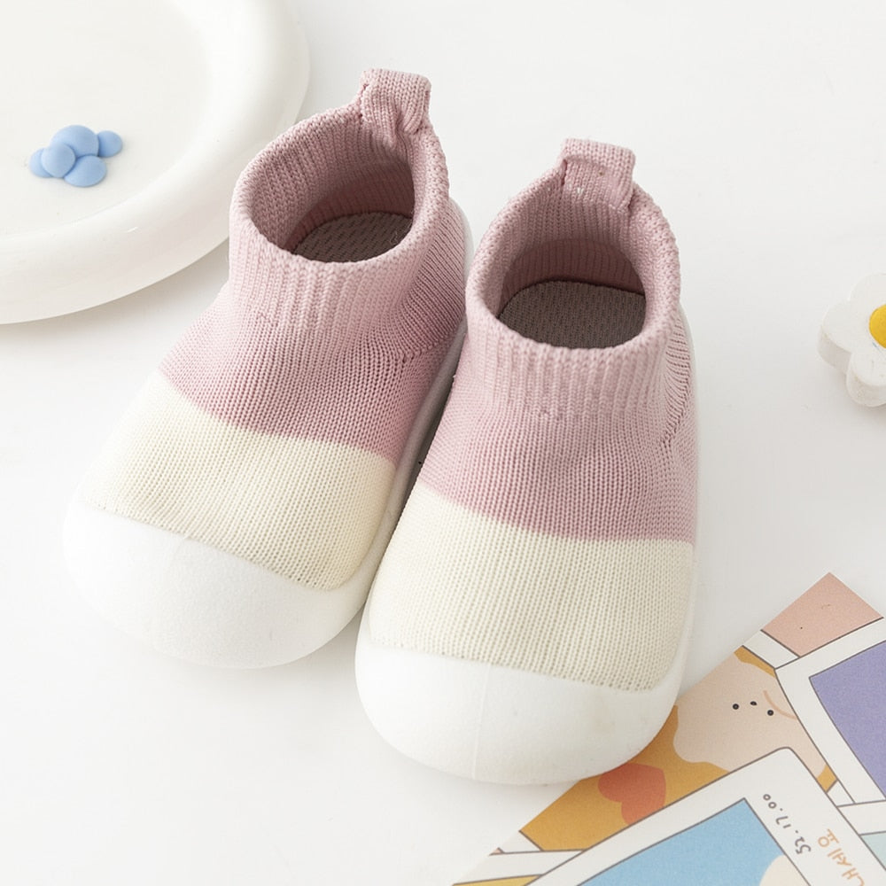 Spring Baby Sock Shoes Pink