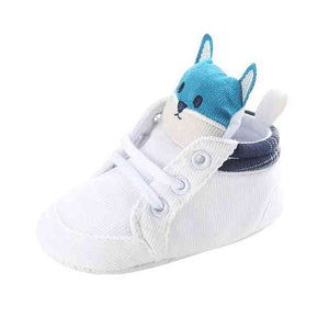 Baby Animal First Walkers - White Blue Fox