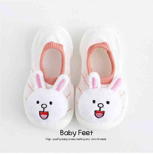Open image in slideshow, Baby Doll Sock Shoes - White Rabbit
