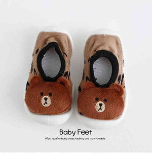 Open image in slideshow, Baby Doll Sock Shoes - Spoty Bear
