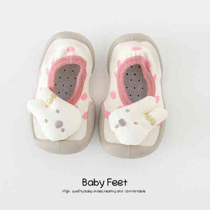 Open image in slideshow, Baby Doll Sock Shoes - Funny Rabbit
