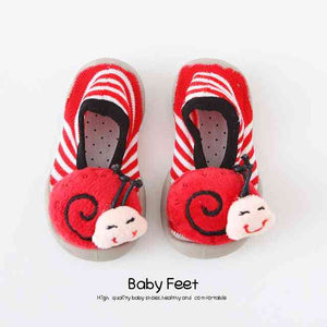 Baby Doll Sock Shoes - Funny Snail