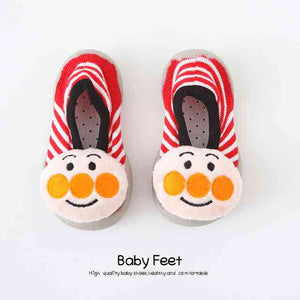 Open image in slideshow, Baby Doll Sock Shoes - Silly Clown
