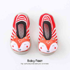 Open image in slideshow, Baby Doll Sock Shoes - Happy Fox
