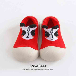 Open image in slideshow, Animal Sock Shoes - Red Panda Bear
