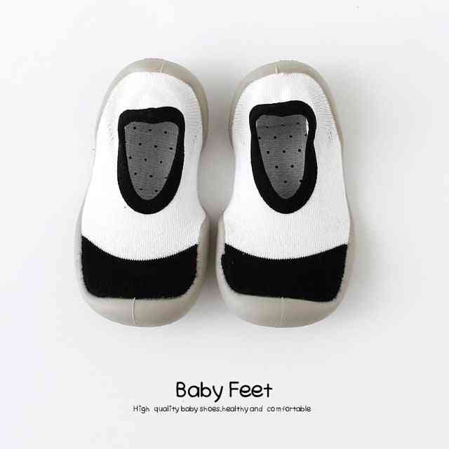 Baby Sock Shoes - Black Tips