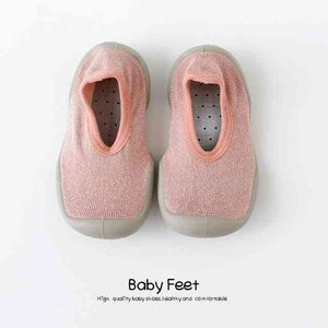 Open image in slideshow, Baby Sock Shoes - Pink

