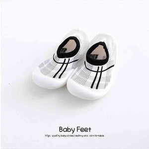 Open image in slideshow, Baby Sock Shoes - Modern Gray
