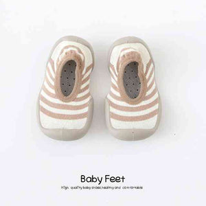 Open image in slideshow, Baby Sock Shoes - Tan Lines
