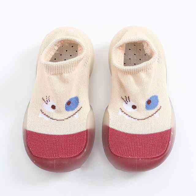 Monster Baby Sock Shoes - Light Brown