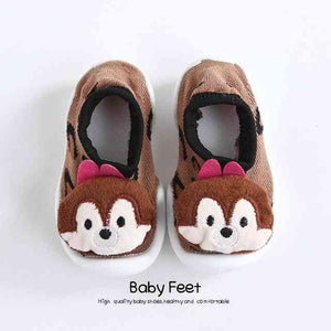 Baby Doll Sock Shoes - Brown Munchkin