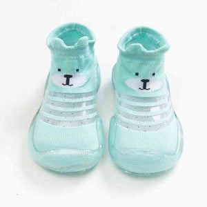 Open image in slideshow, Baby Shoe Socks - Baby Blue Bear
