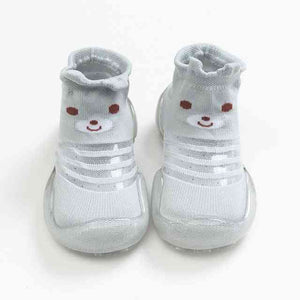 Open image in slideshow, Baby Shoe Socks - Gray Cat
