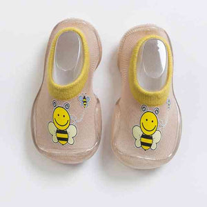Open image in slideshow, Baby Shoe Socks - Bee
