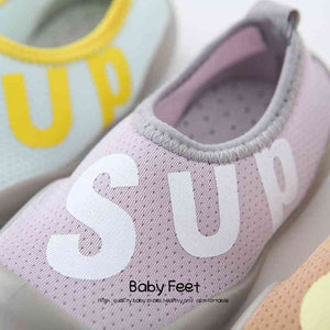 Sup Baby Sock Shoes - Gray