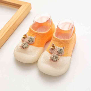 Open image in slideshow, Baby Owl Shoes - Orange
