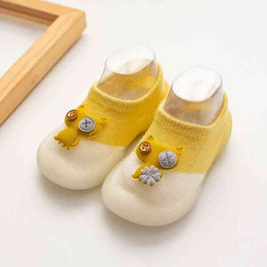 Open image in slideshow, Baby Owl Shoes - Yellow
