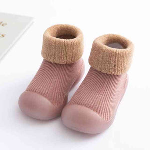 Open image in slideshow, Winter Sock Shoes - Light Red
