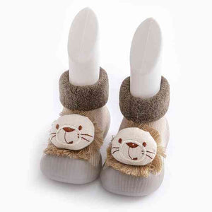 Open image in slideshow, Winter Sock Shoes - Lion

