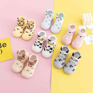 Spring Baby Sock Shoes - Elephant