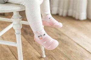 Spring Baby Sock Shoes - Cat