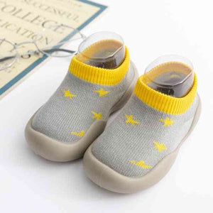 Open image in slideshow, Spring Baby Sock Shoes - Stars
