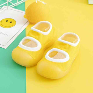 Open image in slideshow, Spring Baby Sock Shoes - Yellow
