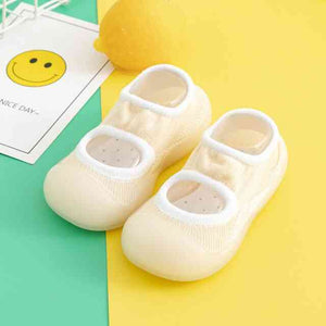 Spring Baby Sock Shoes - Tan