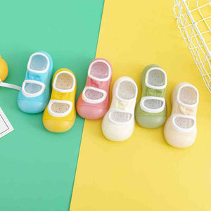 Spring Baby Sock Shoes - Yellow