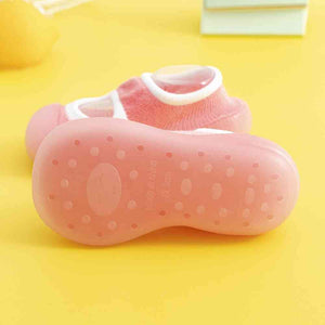 Spring Baby Sock Shoes - Pink
