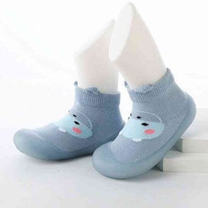 Open image in slideshow, Baby Pet Sock Shoes - Monster Blue
