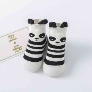 Open image in slideshow, Winter Baby Sock Shoes - Panda Bear

